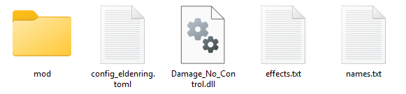 Contenu du dossier mod du mod téléchargé
